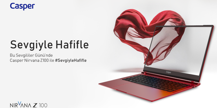 Casper’dan Sevgililer Günü’ne Özel Teknolojik Dokunuş Kırmızı Nirvana Z100!