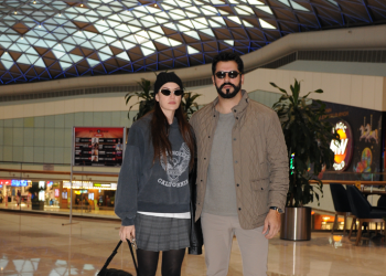 Ünlü çiftin eğlence günü