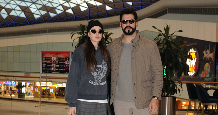 Ünlü çiftin eğlence günü